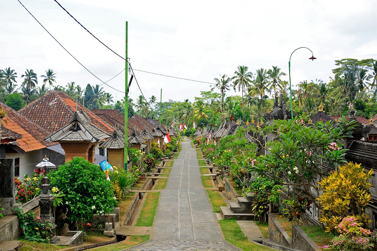 a street in Penglipuran village