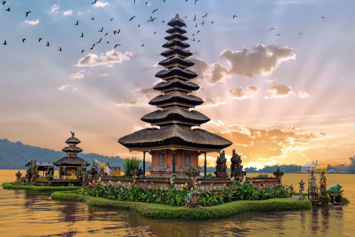 Ulun Danu Beratan Temple in the Tabanan Bali