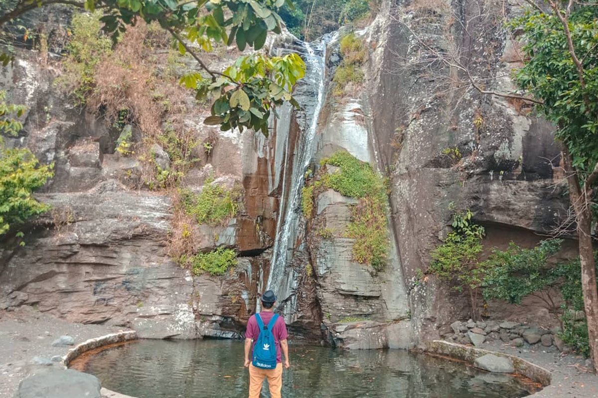 Gongseng Waterfall in Cibuntu Village West Java Indonesia
