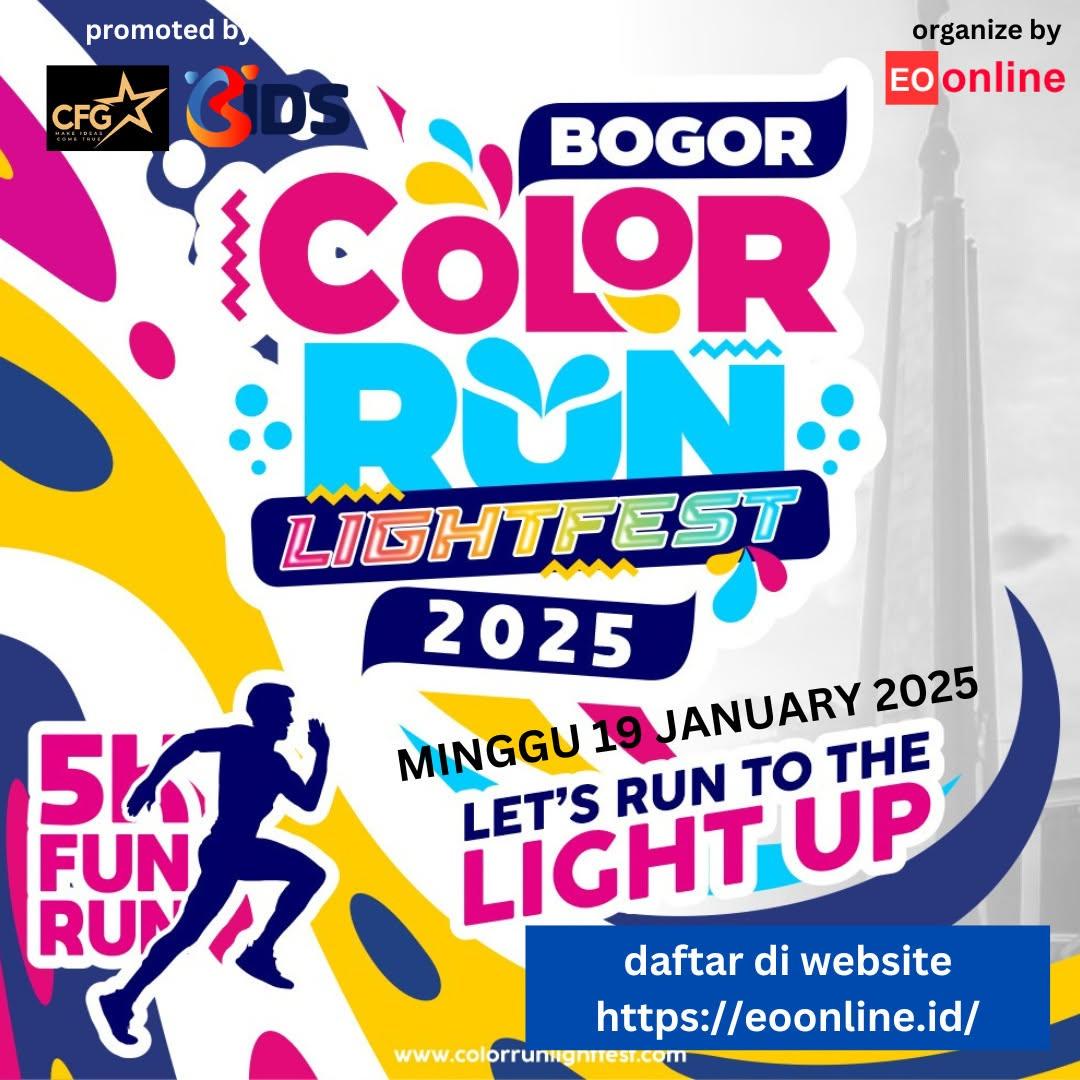 Bogor Color Run Lightfest 2025
