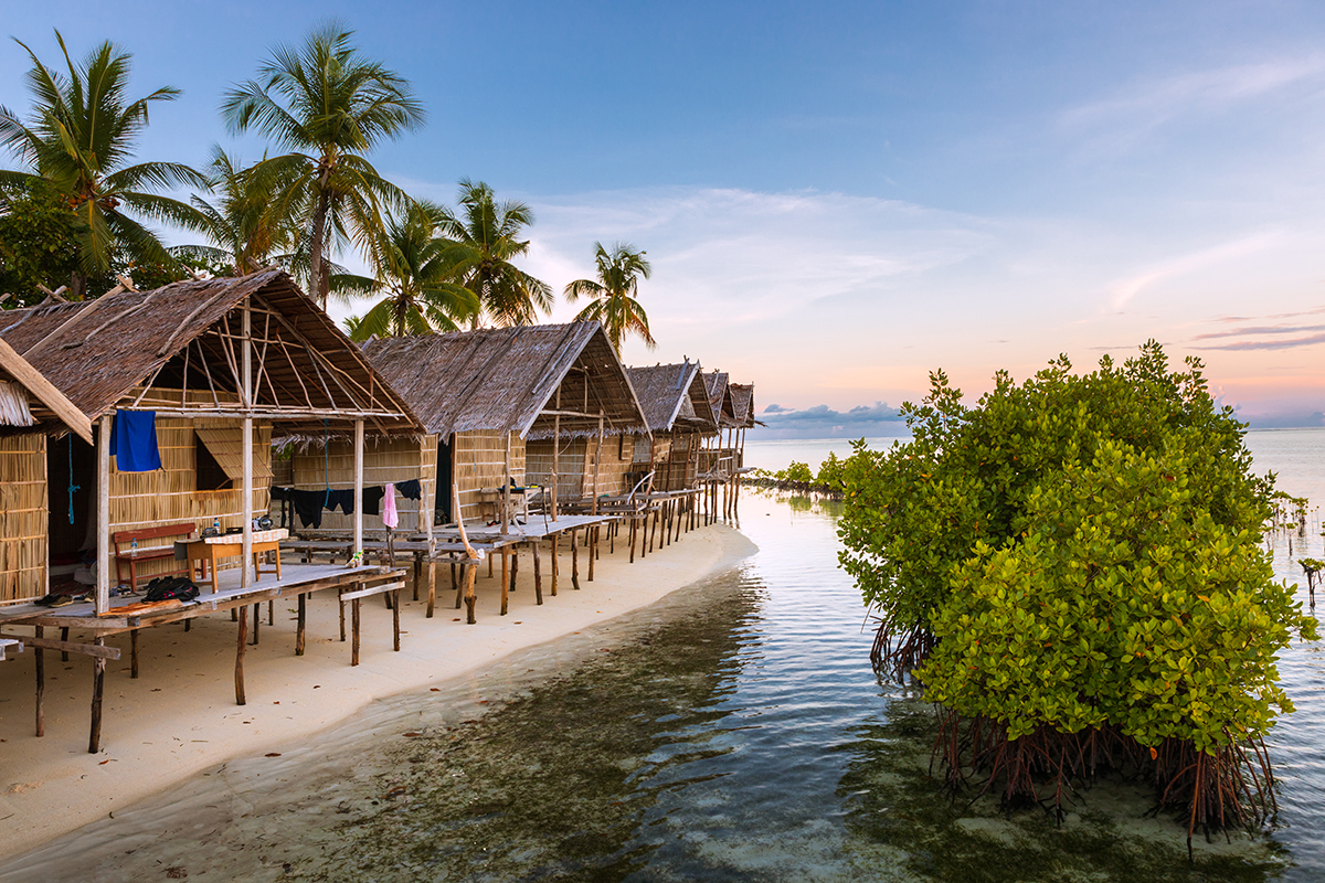 Homestay dengan Konsep Eco Resort dan Sunset Terbaik Ada di Arborek, Raja Ampat!