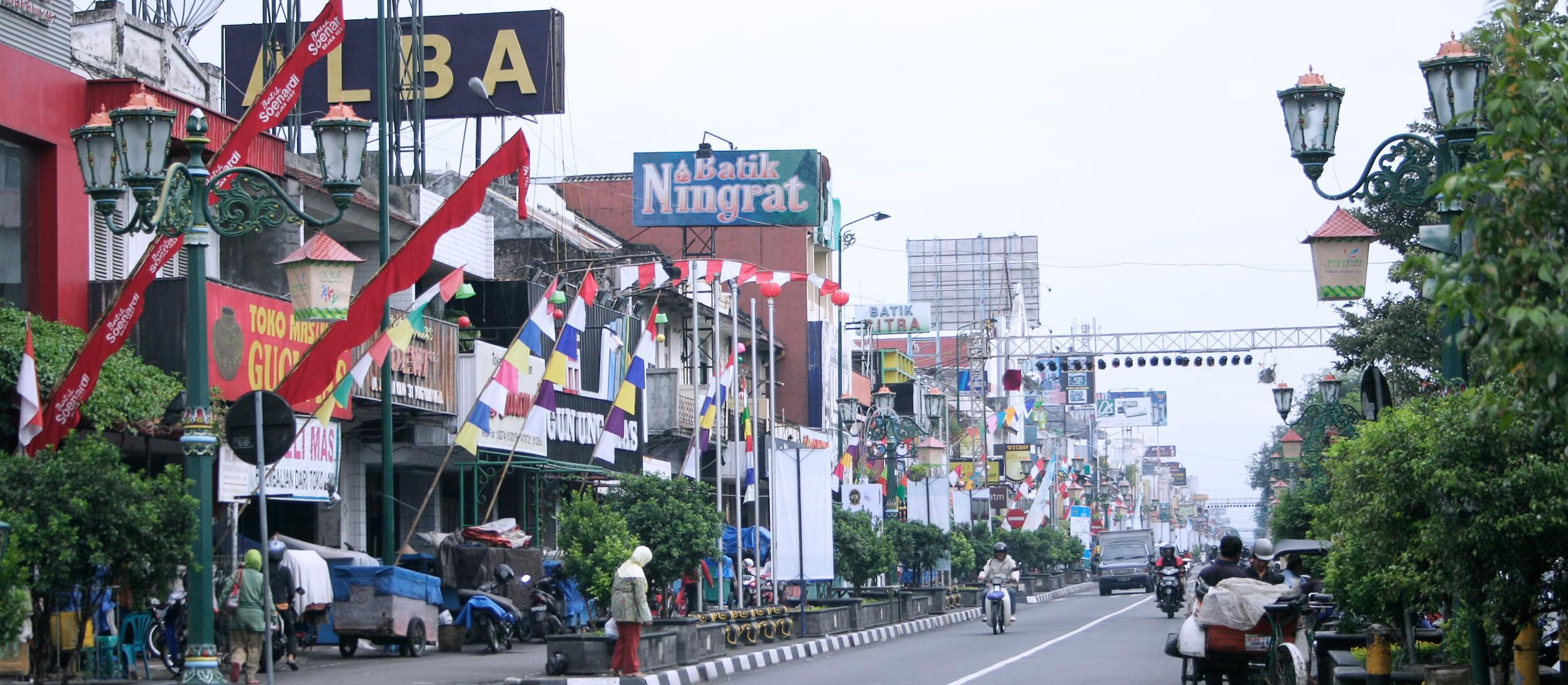 Faites du shopping jusqu'à épuisement dans Malioboro