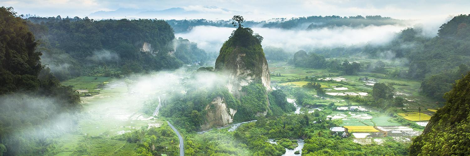 Sianok峡谷，西苏门所有景点当中最漂亮的自然风景。