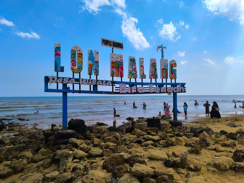 Lon Beach Malang, een rustig pad aan de kust van Madura.