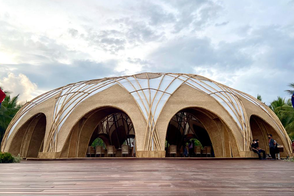 Filosofi Bangunan Bambu, Tempat Santap Siang Pimpinan G20