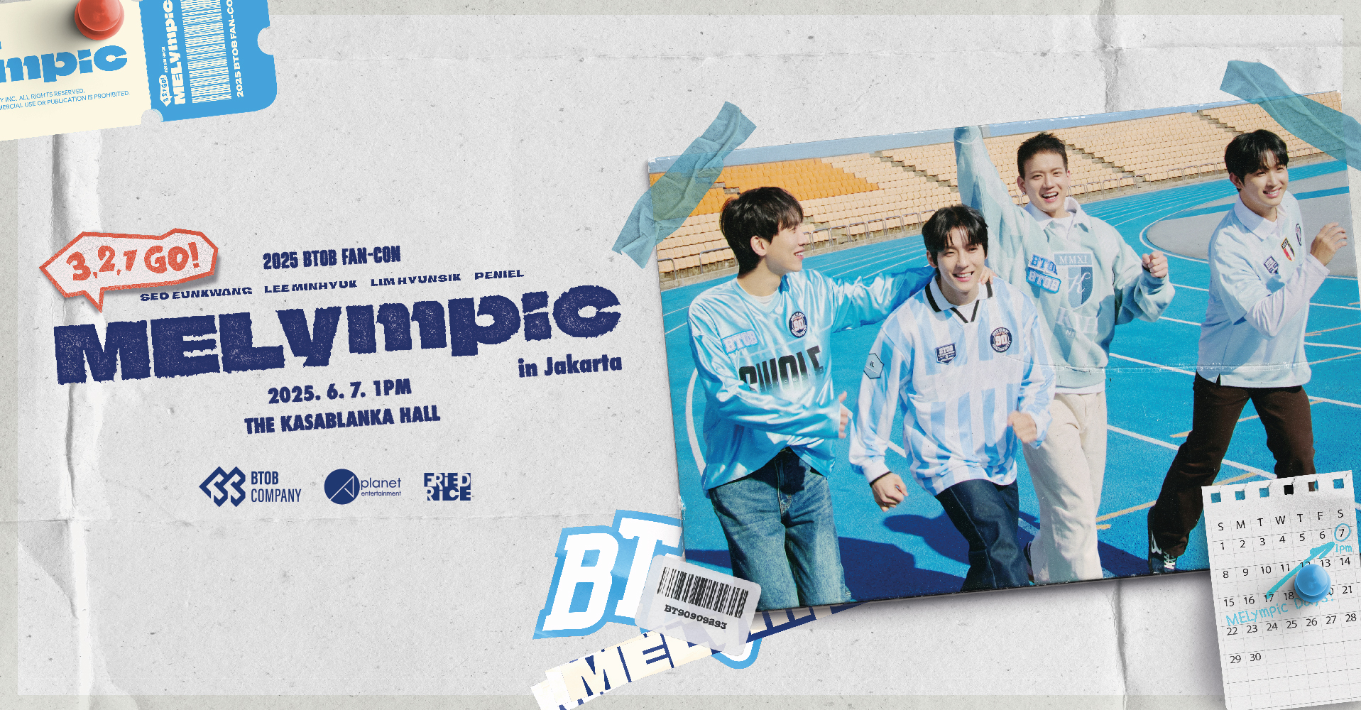 "BTOB Fan Con '3,2,1, GO! MELympic' in Jakarta"