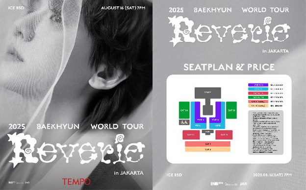 Baekhyun World Tour "Reverie" 2025 Hadir di Jakarta