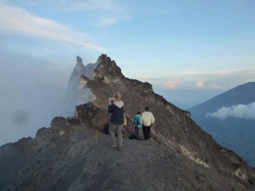 KALIURANG on the slopes of sacred held MERAPI VOLCANO 