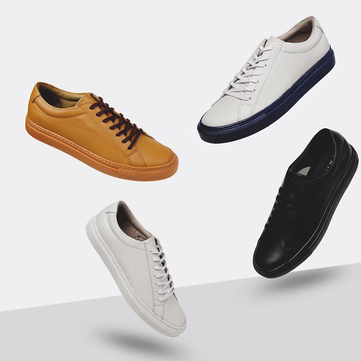Koleksi sneakers kulit terkini dari Prabu
