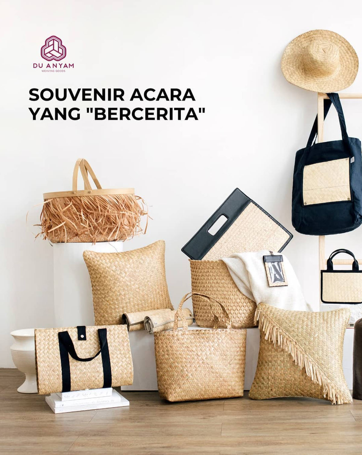 produk dekorasi dan souvenir bermakna milik Duanyam