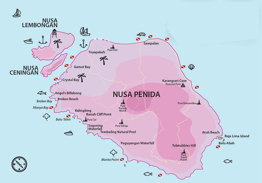 Aneecha sailing Cruise Map